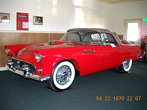 Fiesta Red 1956 Ford Thunderbird Roadster Fiesta Red 1956 Ford Thunderbird Roadster