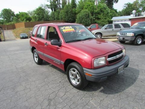 Wildfire Red 1999 Chevrolet Tracker 4x4