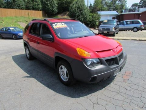 Bright Red 2001 Pontiac Aztek GT Bright Red 2001 Pontiac Aztek GT