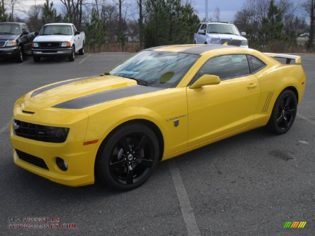 2012 Camaro SS Coupe Transformers Special Edition - Rally Yellow / Black photo #1