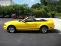 Ford Mustang V6 Premium Convertible Screaming Yellow photo #2
