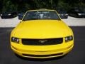 Ford Mustang V6 Premium Convertible Screaming Yellow photo #8