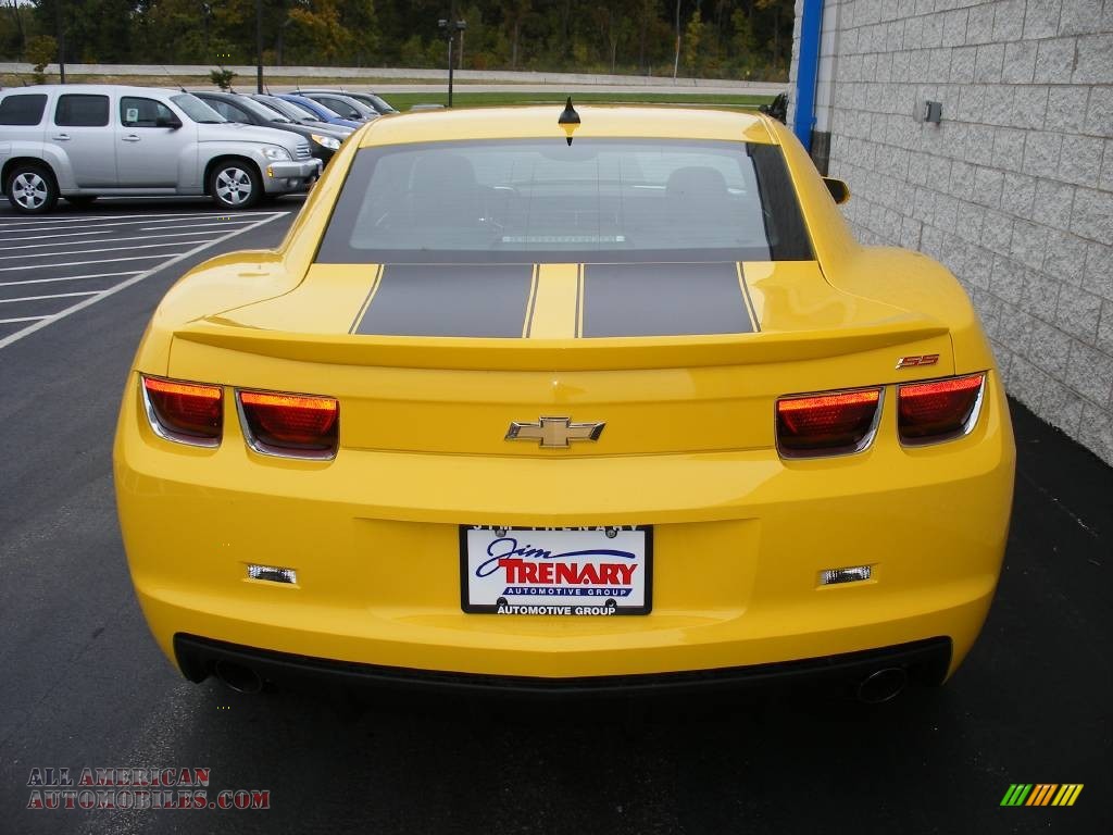 2010 Camaro SS Coupe Transformers Special Edition - Rally Yellow / Black photo #7