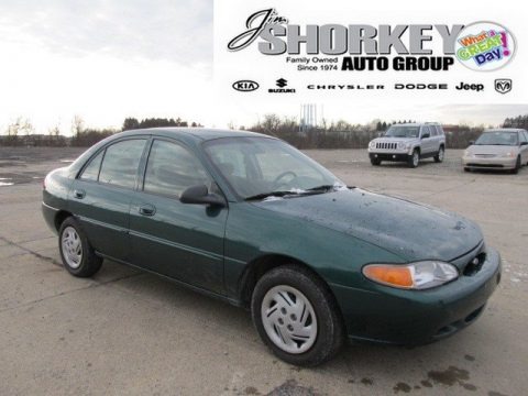 Tropic Green Metallic 2001 Ford Escort SE Sedan Tropic Green Metallic 2001 Ford Escort SE Sedan