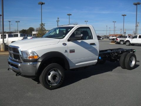 Bright White 2012 Dodge Ram 5500 HD ST Regular Cab 4x4 Chassis Bright White 2012 Dodge Ram 5500 HD ST Regular Cab 4x4 Chassis