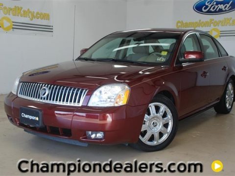 Merlot Metallic 2007 Mercury Montego Premier Merlot Metallic 2007 Mercury Montego Premier