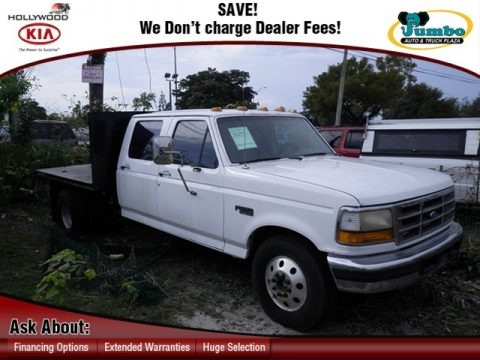 Oxford White 1995 Ford F350 XL Crew Cab Chassis Oxford White 1995 Ford F350 XL Crew Cab Chassis