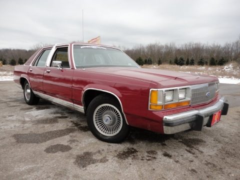 Wild Strawberry Metallic 1990 Ford LTD Crown Victoria LX Wild Strawberry Metallic 1990 Ford LTD Crown Victoria LX