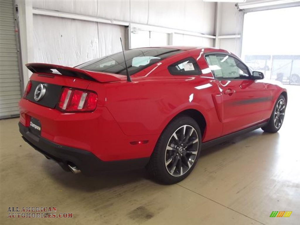 2012 Mustang C/S California Special Coupe - Race Red / Charcoal Black/Carbon Black photo #4