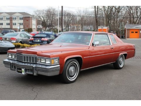 Saffron Metallic 1977 Cadillac Coupe DeVille 