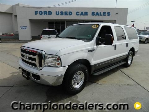 Oxford White 2005 Ford Excursion XLT Oxford White 2005 Ford Excursion XLT