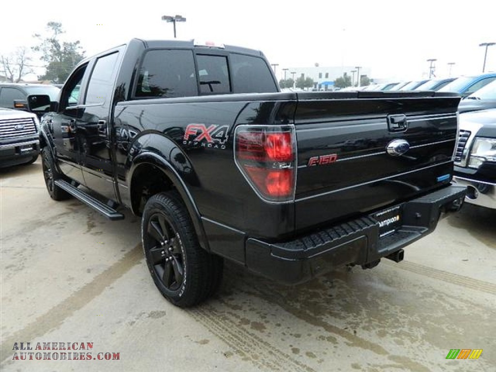 2012 Ford F150 FX4 SuperCrew 4x4 In Tuxedo Black Metallic Photo 7 