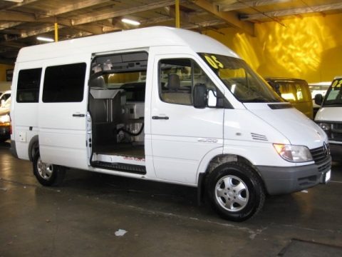Arctic White 2005 Dodge Sprinter Van 2500 High Roof Mobile Dog Wash