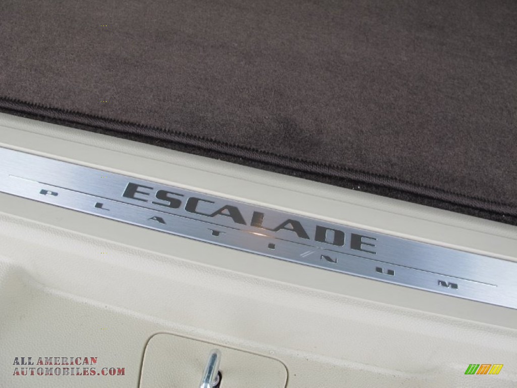 2011 Escalade ESV Platinum AWD - Black Raven / Cocoa/Light Linen Tehama Leather photo #13
