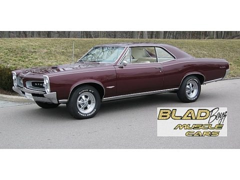 Burgundy 1966 Pontiac GTO Hardtop Burgundy 1966 Pontiac GTO Hardtop