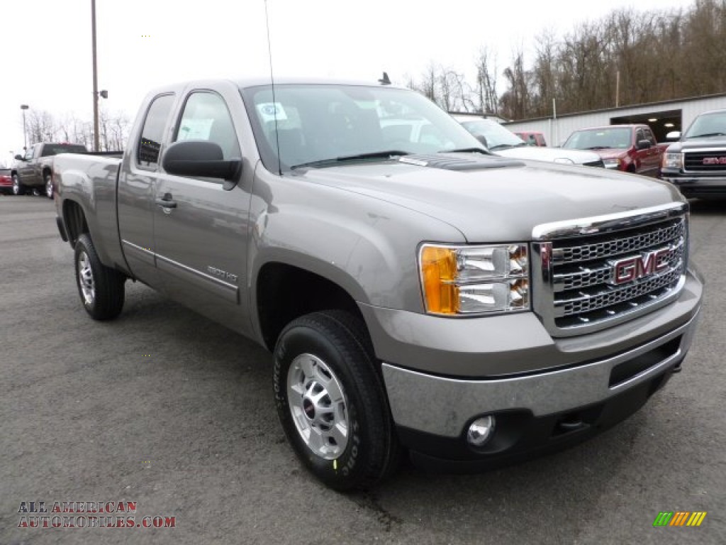 2012 Gmc Sierra 2500hd Sle Extended Cab 4x4 In Steel Gray Metallic Photo 2 215199 All 