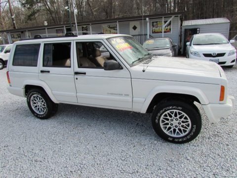 Stone White 1999 Jeep Cherokee Classic 4x4