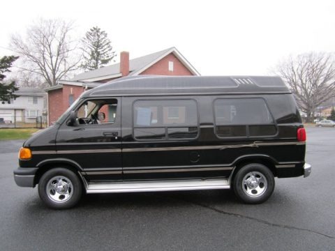 Black 2003 Dodge Ram Van 1500 Passenger Conversion Black 2003 Dodge Ram Van 1500 Passenger Conversion