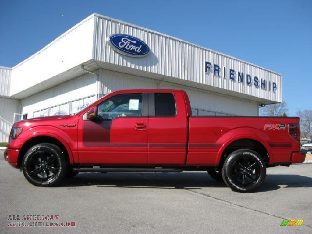 Red candy metallic ford f150