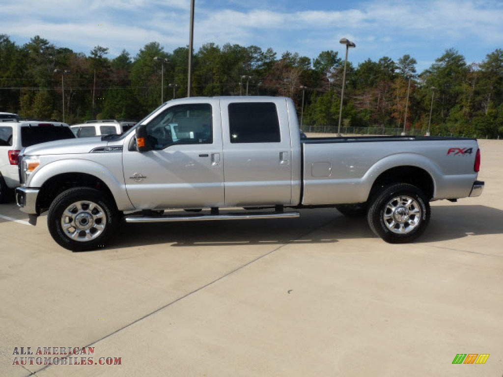 2012 Ford F350 Super Duty Lariat Crew Cab 4x4 In Ingot Silver Metallic ...