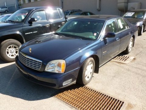 Blue Onyx Metallic 2002 Cadillac DeVille Sedan Blue Onyx Metallic 2002 Cadillac DeVille Sedan