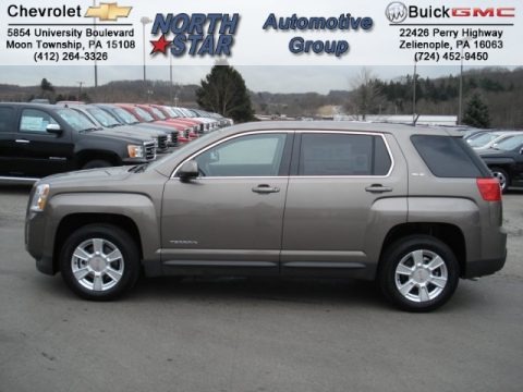 Mocha Steel Metallic 2012 GMC Terrain SLE