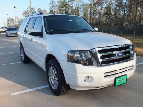 White Platinum Tri-Coat 2012 Ford Expedition Limited