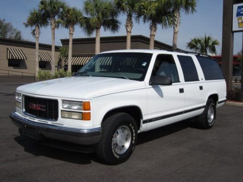 Summit White 1999 GMC Suburban C1500 SLE