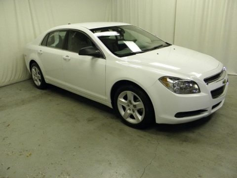 Summit White 2012 Chevrolet Malibu LS