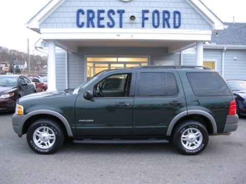 Aspen Green Metallic 2002 Ford Explorer XLS 4x4