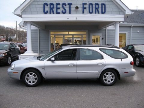Silver Frost Metallic 2002 Mercury Sable LS Premium Sedan