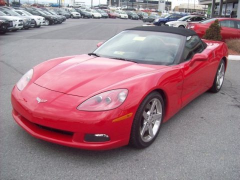 Precision Red 2005 Chevrolet Corvette Convertible