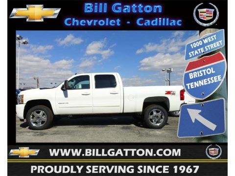 Summit White 2012 Chevrolet Silverado 2500HD LT Crew Cab 4x4