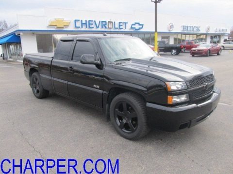 Black 2004 Chevrolet Silverado 1500 SS Extended Cab AWD