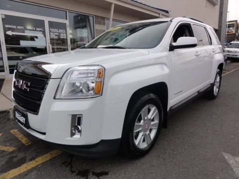 Olympic White 2011 GMC Terrain SLE AWD