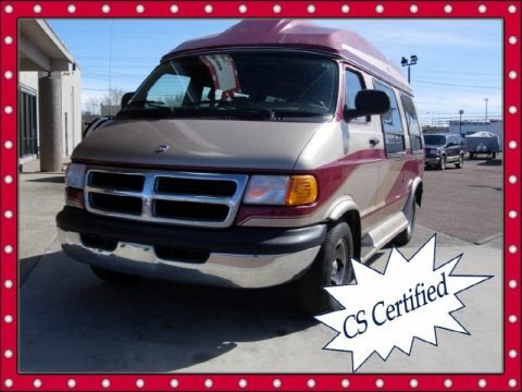 Director Red Metallic 1998 Dodge Ram Van 1500 Passenger Conversion