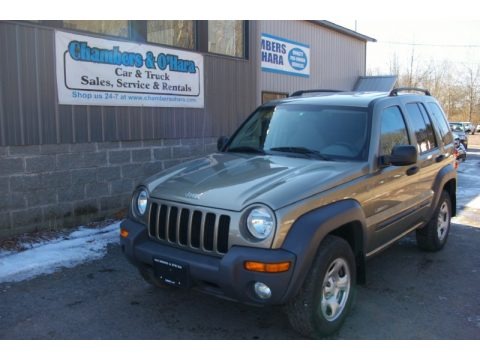 Light Khaki Metallic 2004 Jeep Liberty Sport 4x4