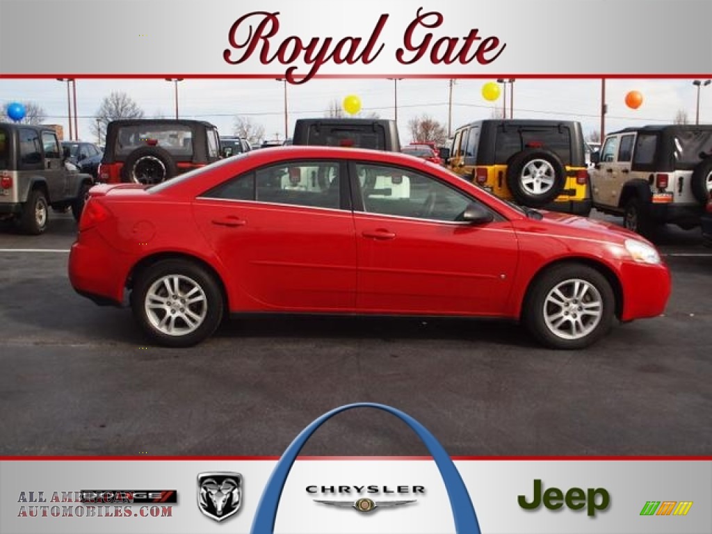 2006 Pontiac G6 V6 Sedan in Crimson Red photo 15 174993 All