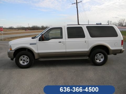 Oxford White 2004 Ford Excursion Eddie Bauer 4x4 Oxford White 2004 Ford Excursion Eddie Bauer 4x4