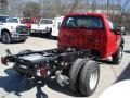 Ford F550 Super Duty XL Regular Cab 4x4 Chassis Vermillion Red photo #8