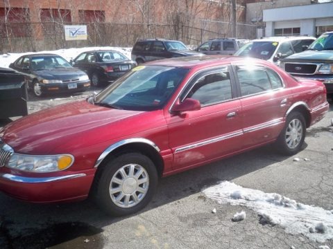 Toreador Red Metallic 2000 Lincoln Continental 