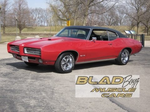 Matador Red 1969 Pontiac GTO Hardtop Matador Red 1969 Pontiac GTO Hardtop