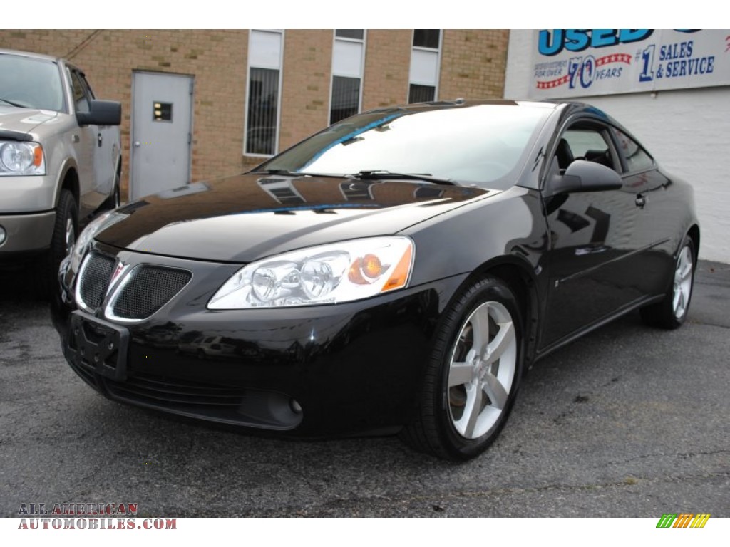 Black / Ebony Pontiac G6 GTP Coupe Black / Ebony Pontiac G6 GTP Coupe
