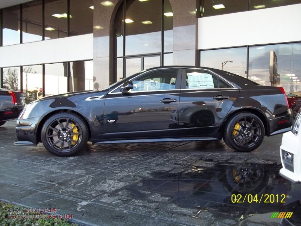 2012 Cadillac CTS -V Sedan in Black Diamond Tricoat photo ...