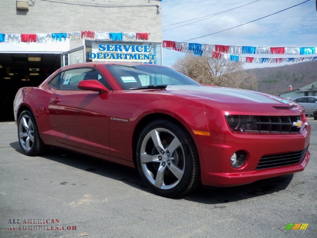 2012 Camaro SS/RS Coupe - Crystal Red Tintcoat / Black photo #3