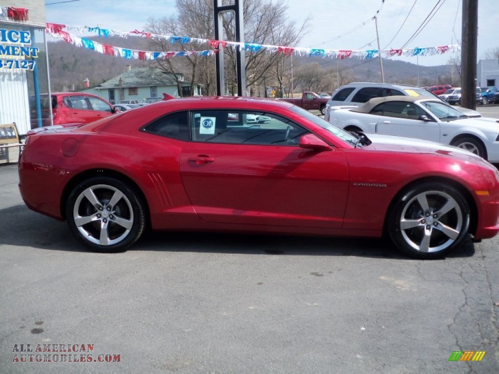 2012 Camaro SS/RS Coupe - Crystal Red Tintcoat / Black photo #4