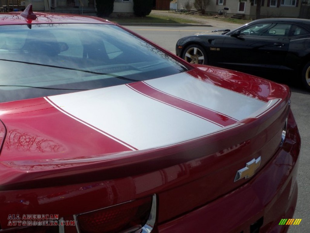 2012 Camaro SS/RS Coupe - Crystal Red Tintcoat / Black photo #10