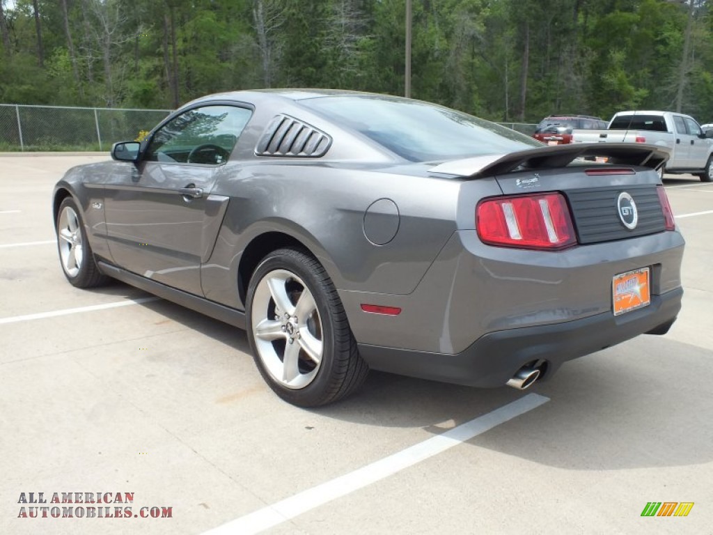 2012 Mustang GT Premium Coupe - Sterling Gray Metallic / Charcoal Black photo #7