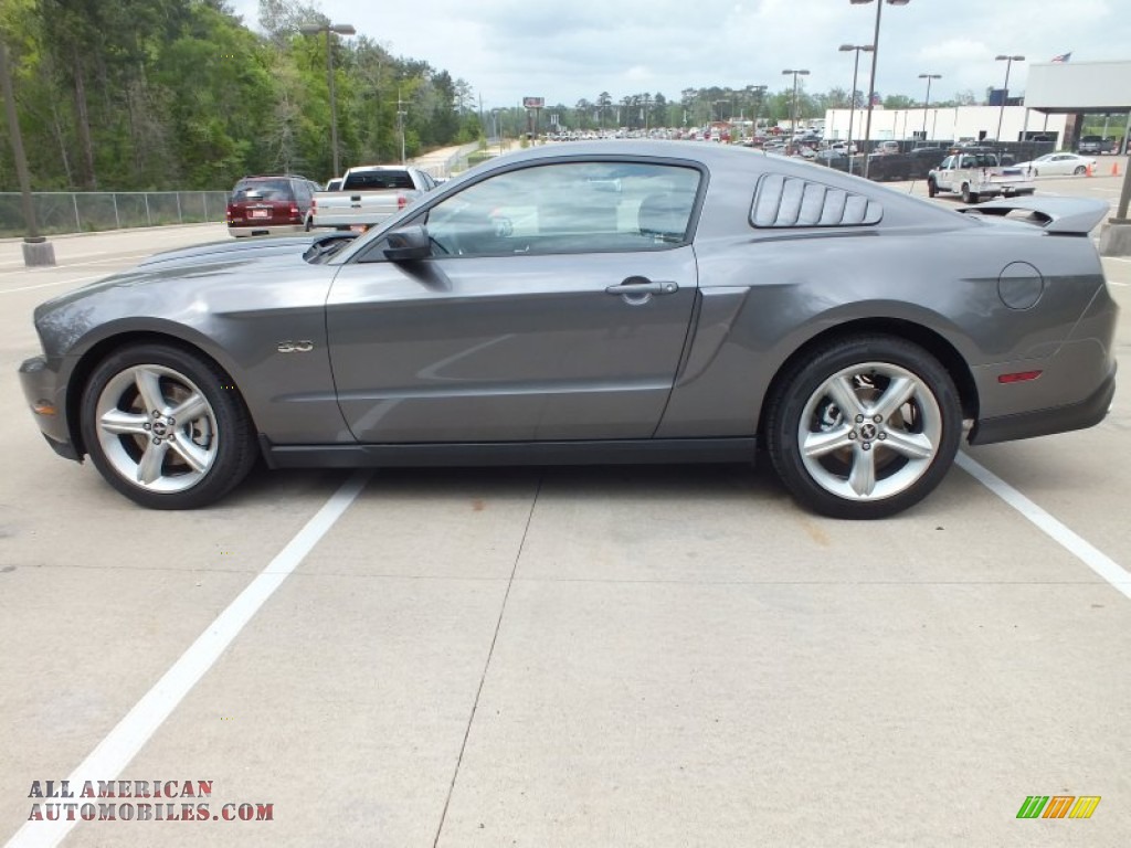 2012 Mustang GT Premium Coupe - Sterling Gray Metallic / Charcoal Black photo #8