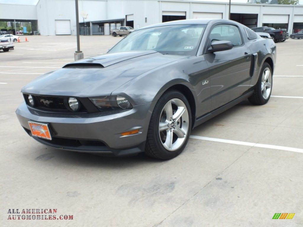 2012 Mustang GT Premium Coupe - Sterling Gray Metallic / Charcoal Black photo #9